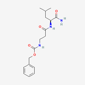 L-Leucinamide, N-[(phenylmethoxy)carbonyl]-beta-alanyl-
