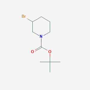 molecular formula C10H18BrNO2 B1394298 Tert-butyl 3-bromopiperidine-1-carboxylate CAS No. 849928-26-3