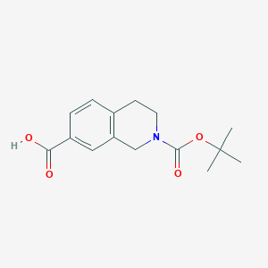 2-(Tert-butoxycarbonyl)-1,2,3,4-tetrahydroisoquinoline-7-carboxylic acid
