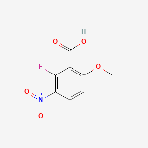 molecular formula C8H6FNO5 B13943050 2-Fluoro-6-methoxy-3-nitrobenzoic acid 