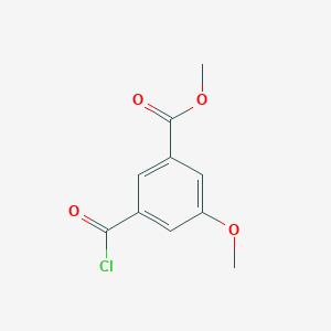molecular formula C10H9ClO4 B13943054 Methyl 3-(chlorocarbonyl)-5-methoxybenzoate CAS No. 71590-09-5