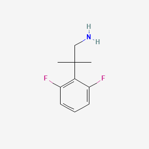 B1394306 2-(2,6-Difluorophenyl)-2-methylpropan-1-amine CAS No. 1216581-83-7