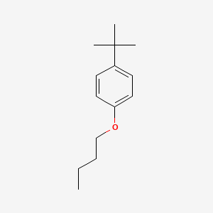 molecular formula C14H22O B13943118 1-Butoxy-4-tert-butylbenzene CAS No. 5891-68-9