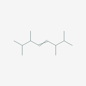 molecular formula C12H24 B13943171 2,3,6,7-Tetramethyloct-4-ene CAS No. 63830-66-0