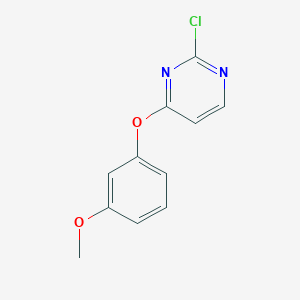 molecular formula C11H9ClN2O2 B1394320 2-Chloro-4-(3-methoxyphenoxy)pyrimidine CAS No. 1208083-25-3