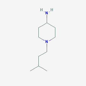 molecular formula C10H22N2 B13943209 1-(3-Methylbutyl)piperidin-4-amine 