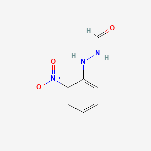 molecular formula C7H7N3O3 B13943239 N-(2-nitroanilino)formamide CAS No. 60702-35-4