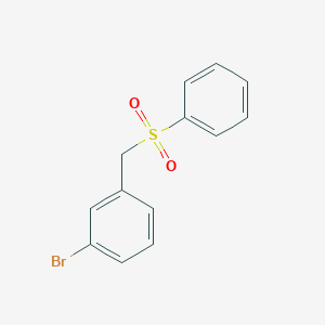 molecular formula C13H11BrO2S B1394325 1-Bromo-3-[(phenylsulfonyl)methyl]benzene CAS No. 130891-01-9
