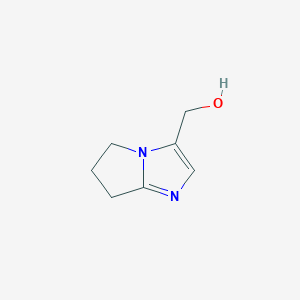 molecular formula C7H10N2O B1394329 6,7-Dihydro-5H-pyrrolo[1,2-a]imidazol-3-ylmethanol CAS No. 1044764-19-3