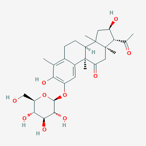 B139433 Andirobicin B glucoside CAS No. 151703-10-5