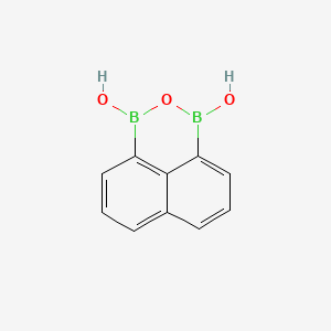 molecular formula C10H8B2O3 B13943325 Naphtho[1,8-cd][1,2,6]oxadiborinine-1,3-diol 