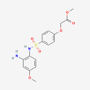 Methyl (4-{[(2-Amino-4-methoxyphenyl)amino]sulphonyl}phenoxy)acetate