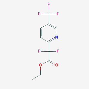 Ethyl Difluoro[5-(trifluoromethyl)pyridin-2-yl]acetate