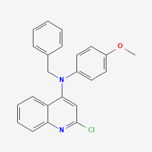 molecular formula C23H19ClN2O B1394353 N-Benzyl-2-chloro-N-(4-methoxyphenyl)quinolin-4-amine CAS No. 1216435-44-7