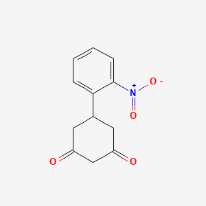molecular formula C12H11NO4 B1394356 5-(2-Nitrophenyl)cyclohexane-1,3-dione CAS No. 1215527-61-9