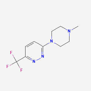 3-(4-Methylpiperazin-1-yl)-6-(trifluoromethyl)pyridazine