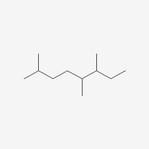 molecular formula C11H24 B13943580 2,5,6-Trimethyloctane CAS No. 62016-14-2