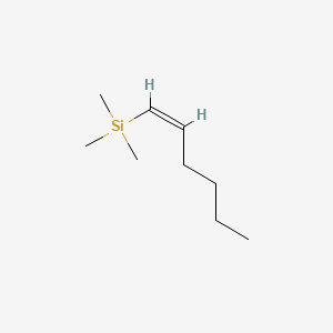 molecular formula C9H20Si B13943595 cis-1-(Trimethylsilyl)-1-hexene 
