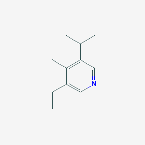 B139436 3-Ethyl-5-isopropyl-4-methylpyridine CAS No. 131666-16-5