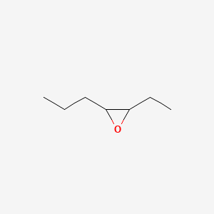 molecular formula C7H14O B13943628 2-Ethyl-3-propyloxirane CAS No. 53897-32-8