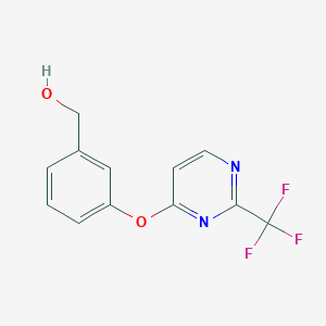 (3-((2-(Trifluoromethyl)pyrimidin-4-yl)oxy)phenyl)methanol