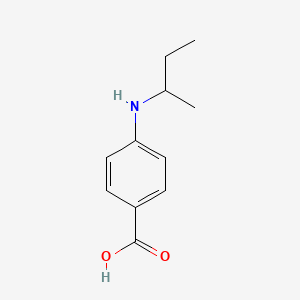 molecular formula C11H15NO2 B13943665 4-(sec-Butylamino)benzoic acid 