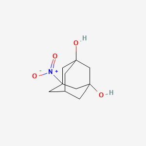 molecular formula C10H15NO4 B13943672 1-Nitro-3,5-adamantanediol CAS No. 213274-51-2