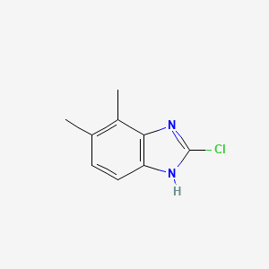 molecular formula C9H9ClN2 B1394370 2-氯-4,5-二甲基-1H-苯并咪唑 CAS No. 1093231-04-9