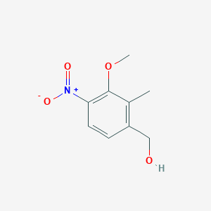 molecular formula C9H11NO4 B13943775 (3-Methoxy-2-methyl-4-nitrophenyl)methanol CAS No. 620604-55-9