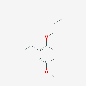 molecular formula C13H20O2 B13943799 1-Butoxy-2-ethyl-4-methoxybenzene CAS No. 378787-51-0