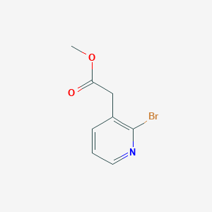 molecular formula C8H8BrNO2 B13943859 Methyl 2-bromo-3-pyridineacetate 