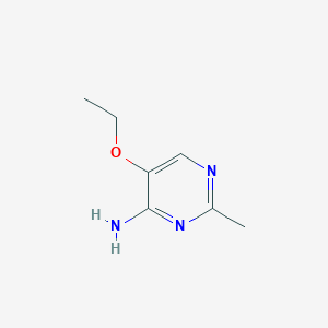 molecular formula C7H11N3O B13943863 5-Ethoxy-2-methylpyrimidin-4-amine 
