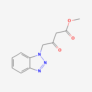 4-Benzotriazol-1-yl-3-oxo-butyric acid methyl ester
