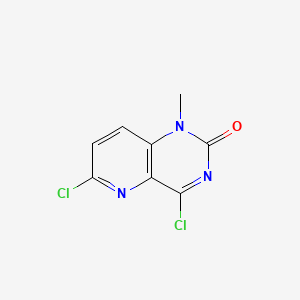molecular formula C8H5Cl2N3O B13943892 4,6-Dichloro-1-methylpyrido[3,2-d]pyrimidin-2(1H)-one 