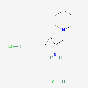 B1394394 [1-(1-Piperidinylmethyl)cyclopropyl]amine dihydrochloride CAS No. 1255717-66-8