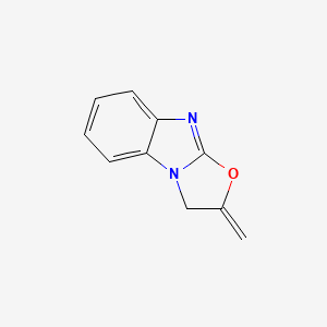 molecular formula C10H8N2O B13943970 Benzimidazo(1,2-b)oxazole, 2,3-dihydro-2-methylene- CAS No. 78370-20-4