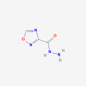 molecular formula C3H4N4O2 B1394399 1,2,4-恶二唑-3-甲酰肼 CAS No. 39512-60-2