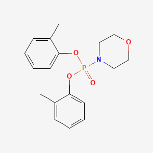 molecular formula C18H22NO4P B13943992 Di-o-tolyl 4-morpholinephosphonate CAS No. 64039-15-2