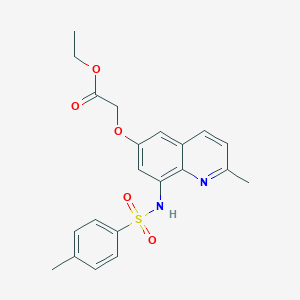 molecular formula C21H22N2O5S B013944 Zinquin ethyl ester CAS No. 181530-09-6