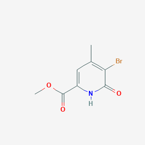 molecular formula C8H8BrNO3 B13944000 Methyl 5-bromo-1,6-dihydro-4-methyl-6-oxo-2-pyridinecarboxylate 