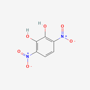 molecular formula C6H4N2O6 B13944035 1,2-Benzenediol, 3,6-dinitro- CAS No. 53816-91-4