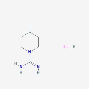 molecular formula C7H16IN3 B1394410 4-Methylpiperidine-1-carboximidamide hydroiodide CAS No. 1216532-69-2