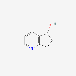 molecular formula C8H9NO B1394411 6,7-Dihydro-5H-cyclopenta[b]pyridin-5-ol CAS No. 1065609-70-2