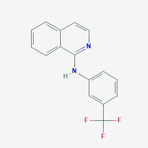 molecular formula C16H11F3N2 B13944134 N-(3-(trifluoromethyl)phenyl)isoquinolin-1-amine 