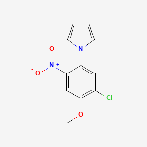 1-(5-chloro-4-methoxy-2-nitrophenyl)-1H-pyrrole