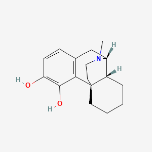 molecular formula C17H23NO2 B13944212 Morphinan-3,4-diol, 17-methyl- CAS No. 63690-32-4