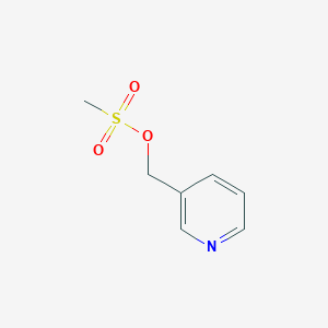 molecular formula C7H9NO3S B13944262 Pyridin-3-ylmethyl methanesulfonate 