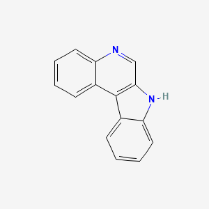 molecular formula C15H10N2 B13944292 7H-Indolo[2,3-c]quinoline CAS No. 205-32-3