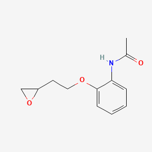 molecular formula C12H15NO3 B1394431 N-[2-(2-Oxiran-2-ylethoxy)phenyl]acetamide CAS No. 1215653-23-8