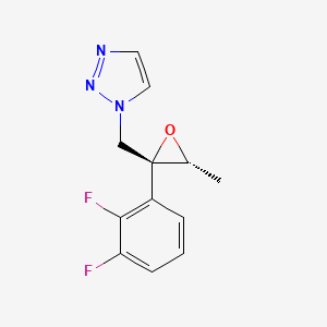 1-{[(2R,3R)-2-(2,3-Difluorophenyl)-3-methyloxiran-2-yl]methyl}-1H-1,2,3-triazole
